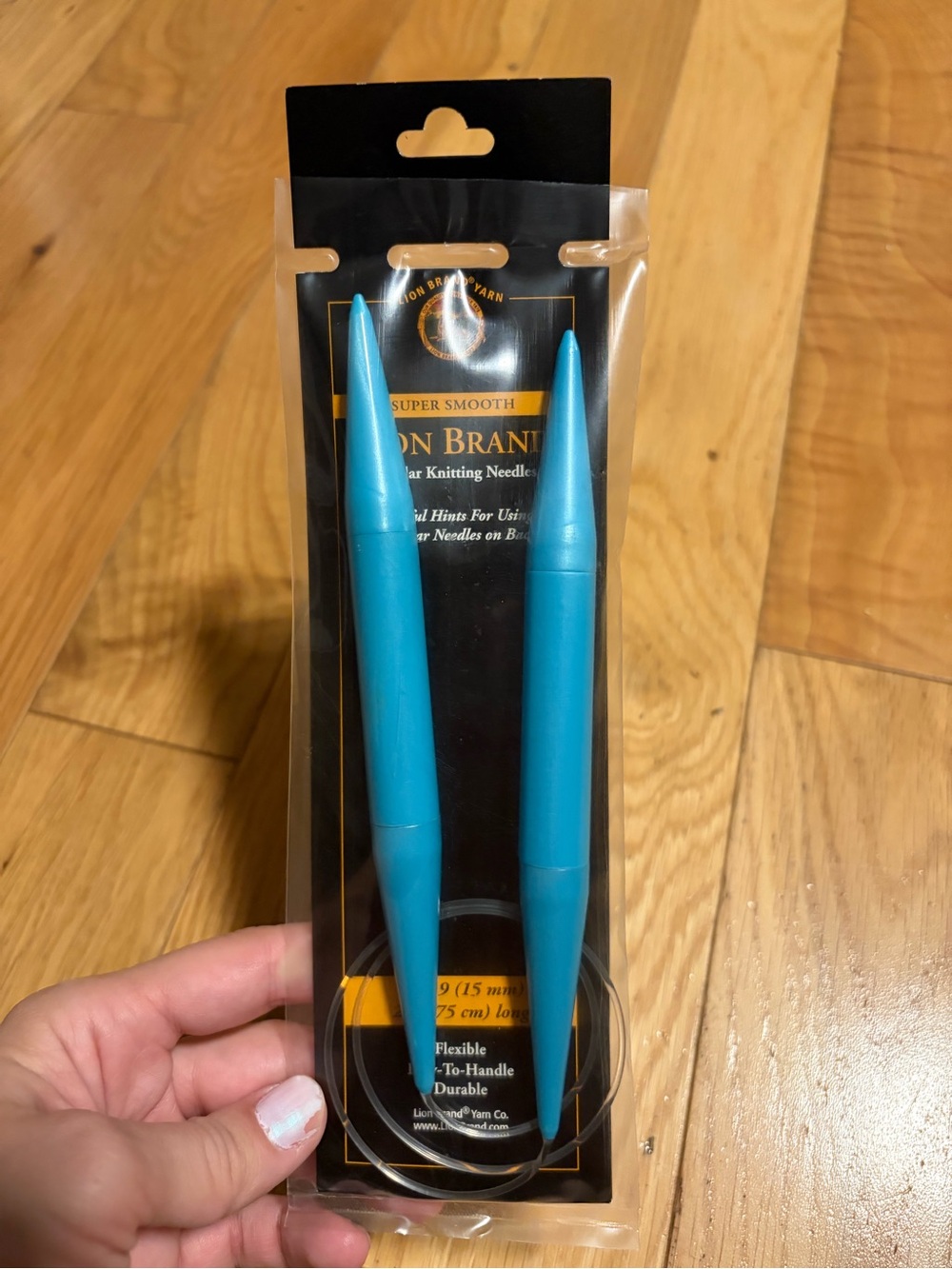 lion Brand Yarn Circular Knitting Needles, 29-Inch, Size 19, 15mm